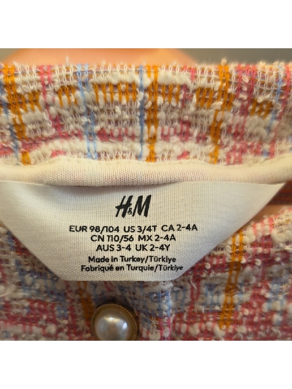 H&M Multicolor Tweed Jacket - Picture 2 of 5